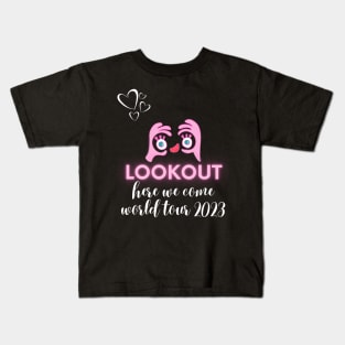 scentsy lookout, here we come, world tour 2023 Kids T-Shirt